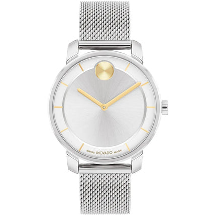 Movado Women's Watch - Bold Quartz Silver Stainless Steel Mesh Bracelet | 3600919 ,
