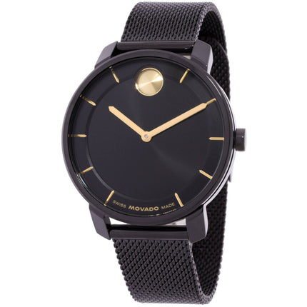 Movado Women's Analog Watch - Bold Quartz Black Dial Steel Bracelet | 3600923 ,
