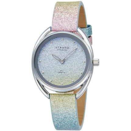 Obaku Women's Watch - Marinha Quartz Multicolor Dial Leather Strap | S734LXCZVI-GF ,