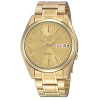 Seiko Men's Watch - Seiko 5 Automatic Power Reserve Yellow Gold Bracelet | SNKL48K1 ,