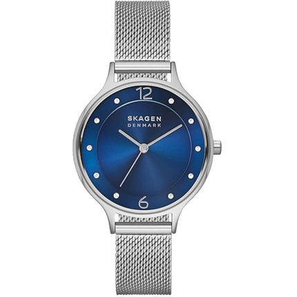 Skagen Women's Watch - Anita Lille Deep Ocean Dial Stainless Steel Bracelet | SKW2307 ,