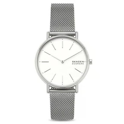 Skagen Women's Watch - Signature Lille White Dial Stainless Steel Bracelet | SKW2785 ,