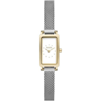Skagen Women's Analog Watch - Hagen White Dial Stainless Steel Mesh Bracelet | SKW3147 ,