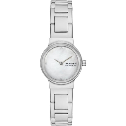 Skagen Women's Watch - Freja Lille Quartz White Dial Silver Tone Bracelet | SKW3168 ,