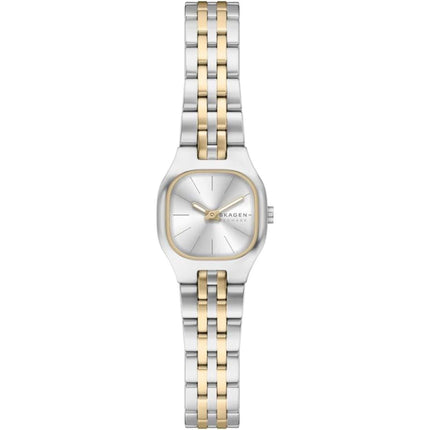 Skagen Women's Analog Watch - Mellem Quartz Silver Dial Two Tone Bracelet | SKW3176 ,