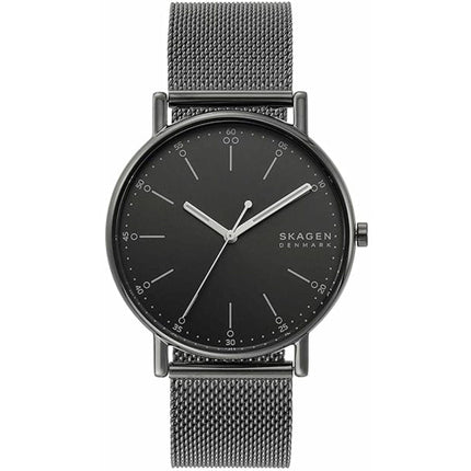 Skagen Men's Analog Watch - Signature Quartz Gray Dial Steel Mesh Bracelet | SKW6577 ,