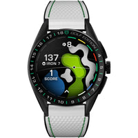 Tag Heuer Men's Smart Watch - Connected Golf Quartz Silicone Strap | SBR8A81.EB0251 ,