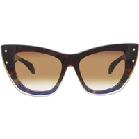 Bugatti Women's Sunglasses - Cat Eye Shape Havana Tortoise/Rose Gold Frame | 48L HAV ,