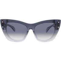 Bugatti Women's Sunglasses - Cat Eye Grey Crystal/Sterling Silver Frame | 48L SCRY ,