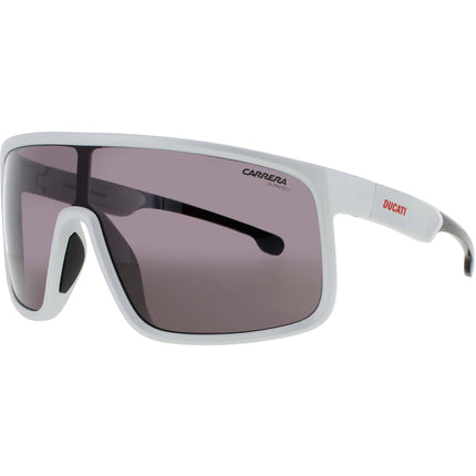 Carrera Men's Sunglasses - Oversized Matte White Acetate Frame | CARDUC 017/S 6HT/IR ,