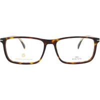 David Beckham Men's Eyeglasses - Square Shape Havana Acetate Full Rim Frame | 1019 086 ,