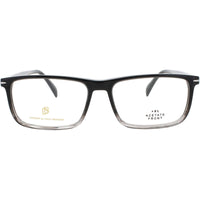 David Beckham Men's Eyeglasses - Square Black Horn Acetate Full Rim Frame | 1019 37N ,