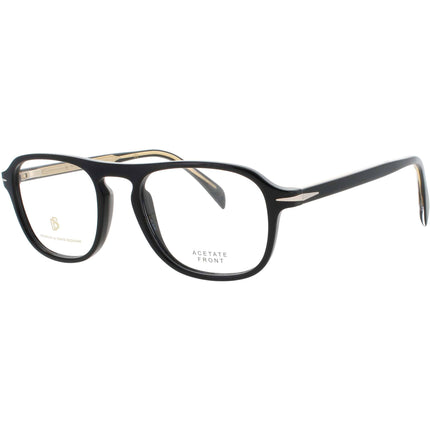David Beckham Men's Eyeglasses - Square Shape Black Acetate Full Rim Frame | 1053 807 ,
