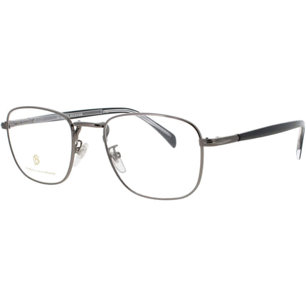 David Beckham Men's Eyeglasses - Square Shape Dark Ruthenium Metal Frame | 1138 V81 ,