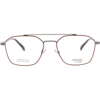 Elasta Men's Eyeglasses - Pilot Shape Red Metal Full Rim Frame, 55mm | E 8001 C9A ,
