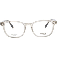 Elasta Men's Eyeglasses - Square Shape Crystal Acetate Full Rim Frame | E 8002 900 ,