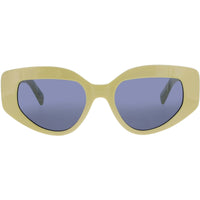 Karl Lagerfeld Unisex Sunglasses - Oval Shape Shiny Yellow Plastic Frame | KL6144S 703 ,
