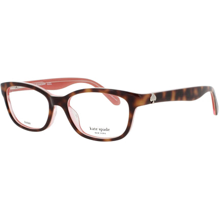 Kate Spade Women's Eyeglasses - Cat Eye Shape Havana Pink Acetate Frame | BRYLIE QTQ ,