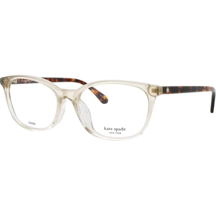 Kate Spade Women's Eyeglasses - Square Beige Acetate Full Rim Frame | HAISLEY/F 10A ,