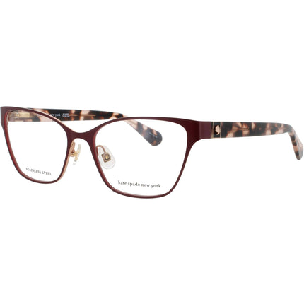 Kate Spade Women's Eyeglasses - Cat Eye Rose Gold Metal Full Rim Frame | IVIE 0AW ,