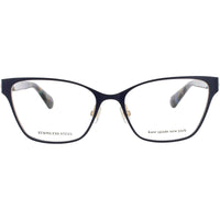 Kate Spade Women's Eyeglasses - Cat Eye Gold/Blue Metal Full Rim Frame | IVIE LKS ,