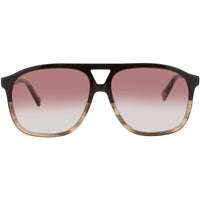 Longchamp Women's Sunglasses - Aviator Shape Purple Havana Acetate Frame | LO751S 505 ,
