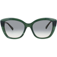 Longchamp Women's Sunglasses - Butterfly Shape Green Horn Acetate Frame | LO714S 307 ,
