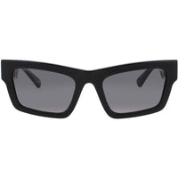 Moschino Women's Sunglasses - Rectangular Shape Black Acetate Frame | MOS171/S 807/9O ,