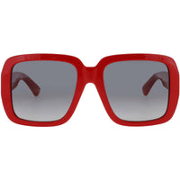 Moschino Women's Sunglasses - Square Red Acetate Full Rim Frame | MOS180/S C9A/9O ,