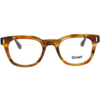 Quay Men's Eyeglasses - Square Coffee Swirl Acetate Frame | YOUR HONOR 2524 CFSRL/RX ,