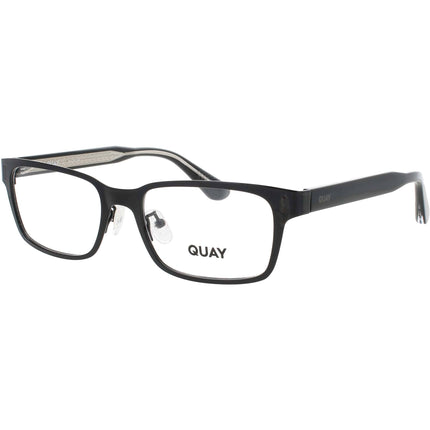 Quay Unisex Eyeglasses - Black Metal/Acetate Full Rim Frame | CLOSE CALL 2607 BLK/RX ,