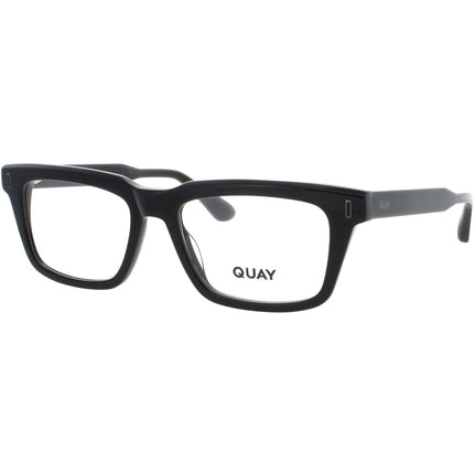 Quay Unisex Eyeglasses - Black Metal/Acetate Full Rim Frame | DEFINITION 2528 BLK/RX ,