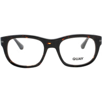 Quay Unisex Eyeglasses - Square Dark Tortoise Full Rim Frame | REAL DEAL 2608 DTRT/RX ,