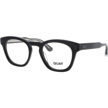 Quay Women's Eyeglasses - Black/Silver Metal/Acetate Frame | BOW TIE 2532 BLK/RX ,