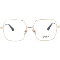 Quay Women's Eyeglasses - Gold/Black Metal/Acetate Frame | LOOK IT UP 2531 GLD/RX ,