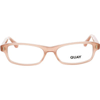 Quay Women's Eyeglasses - Crystal Peach/Gold Acetate Frame | WORK CRUSH 2597 PCH/RX ,