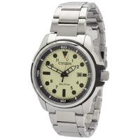 Citizen Men's Watch - Sea Land Eco-Drive Light Green Dial Bracelet | AW1800-89X ,