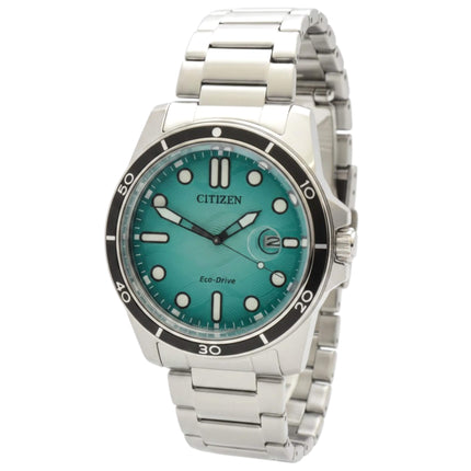 Citizen Men's Watch - Eco-Drive Light Blue Dial Stainless Steel Bracelet | AW1816-89L ,