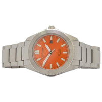 Citizen Men's Watch - Brycen Eco-Drive Orange Dial Titanium Bracelet | AW1840-50X ,
