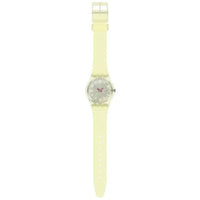 Swatch Unisex Watch - Swatch Essentials Wavelengths of Sand Yellow Dial | SO28J102 ,