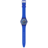 Swatch Unisex Watch - Swatch Essentials Wavelengths of Water Blue Dial | SO28S107 ,