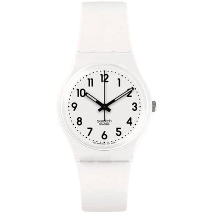 Swatch Women's Watch - New Core Just White Soft Quartz White Dial | SO28W107-S14 ,