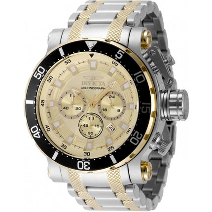 Invicta Men's Watch - Coalition Forces Chronograph Gold Tone Dial Bracelet | 49224 ,