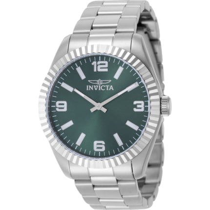 Invicta Men's Watch - Specialty Quartz Green Dial Stainless Steel Bracelet | 49672 ,