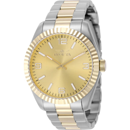 Invicta Men's Watch - Specialty Quartz Gold Tone Dial Two Tone Bracelet | 49679 ,
