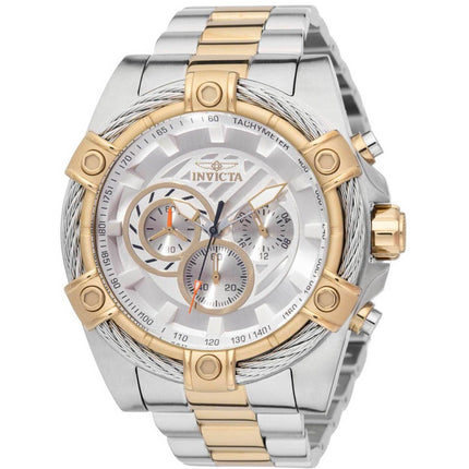 Invicta Men's Watch - Bolt Quartz Chronograph Silver Tone Dial Bracelet | 49746 ,