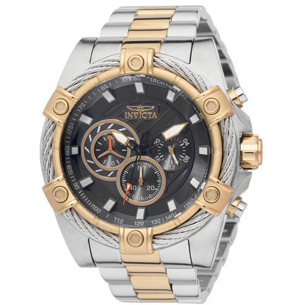 Invicta Men's Watch - Bolt Quartz Chronograph Grey Dial Two Tone Bracelet | 49748 ,