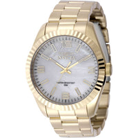 Invicta Men's Watch - Specialty Quartz White MOP Dial Yellow Gold Bracelet | 50126 ,