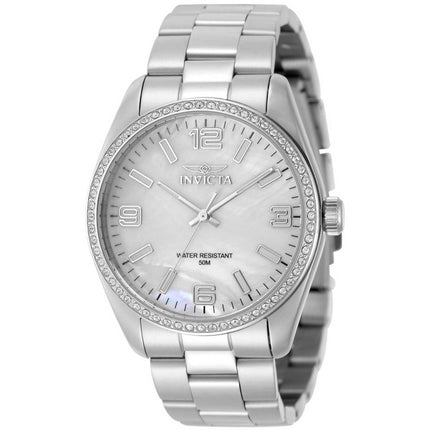 Invicta Women's Watch - Specialty Crystal Bezel White Dial Stainless Steel | 50133 ,