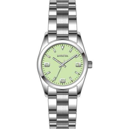 Invicta Women's Watch - Celestial Quartz Green Dial Silver Steel Bracelet | 69188 ,